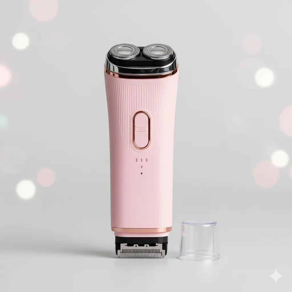 2-in-1 Electric Shaver for Women – Double-Headed Precision Hair Remover Klyra
