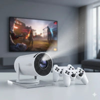 3D Game Projector 2-in-1 F300 – Android 11 4K Mini Projector with Game Controller & 5G WiFi Klyra