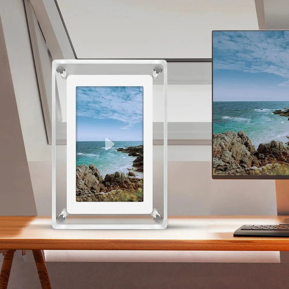 Digital Forever Photo Frame 5 Inch – 4G Memory IPS Display with 1200mAh Battery Klyra