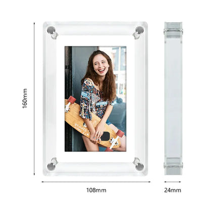 Digital Forever Photo Frame 5 Inch – 4G Memory IPS Display with 1200mAh Battery Klyra